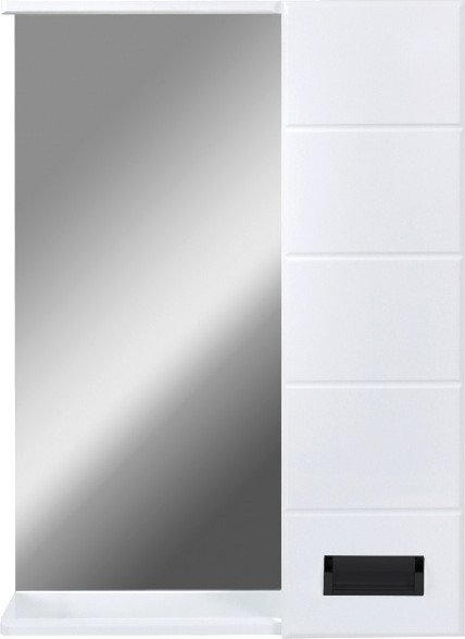 

Doratiz Шкаф с зеркалом для ванной Вальс 50 R 2711.152 (белый, с подсветкой)