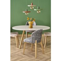 Кухонный стол Halmar Ruben 102-142/102/73 (кашемир/натуральный)