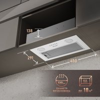 Кухонная вытяжка Weissgauff BOX 452 White