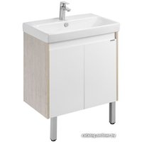  Акватон Тумба с умывальником Сканди Doors 70 1A2789K0SDB20 (белый/дуб верона)