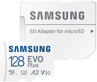 EVO Plus 2021 microSDXC 128GB (с адаптером)