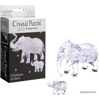 3Д-пазл Crystal Puzzle Два слона 90235
