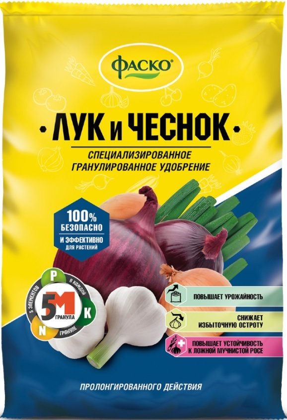 

Удобрение Фаско 5М Для Лука и Чеснока 1 кг