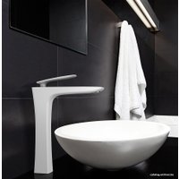 Смеситель Timo Helmi 4011/00-16F (хром/белый)