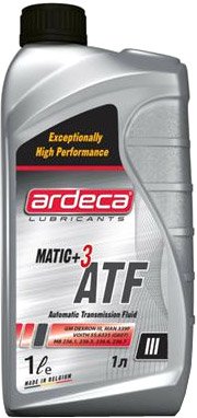 

Трансмиссионное масло Ardeca MATIC + III ATF 1л