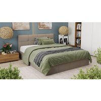 Кровать Трия Лора с ПМ 160x200 (велюр Confetti Smoke)