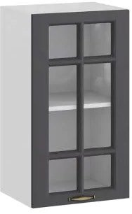 Шкаф навесной Трия Лина 1В4С (графит)