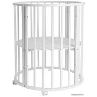 Кроватка-трансформер Pituso Monica 103521-1 (маятник поперечный, белый)