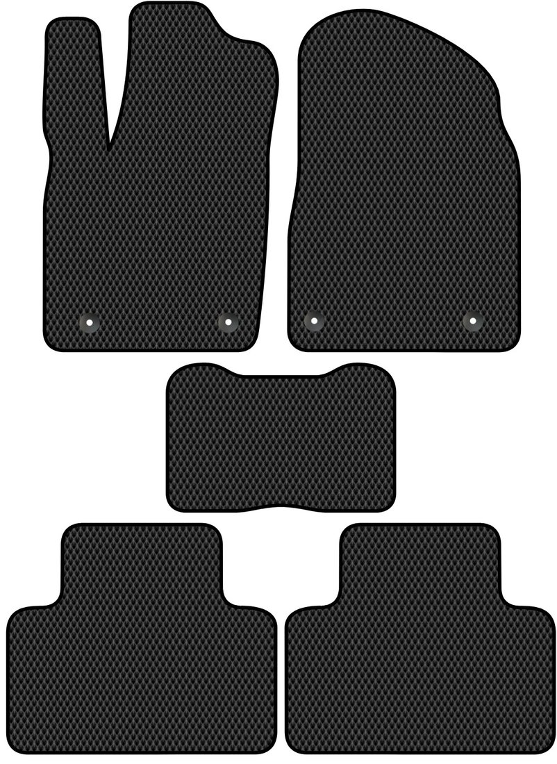 

Комплект ковриков для авто Alicosta Dodge DURANGO III (suv / 3) 2011 - Н.В. (черный, ромб)