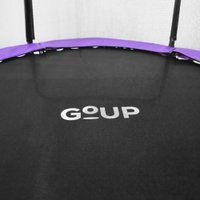 Батут GoUP Prestige-D252 (с сеткой и лестницей, фиолетовый)