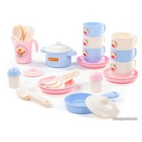 Набор игрушечной посуды Полесье Хозяюшка 80165 (на 6 персон)