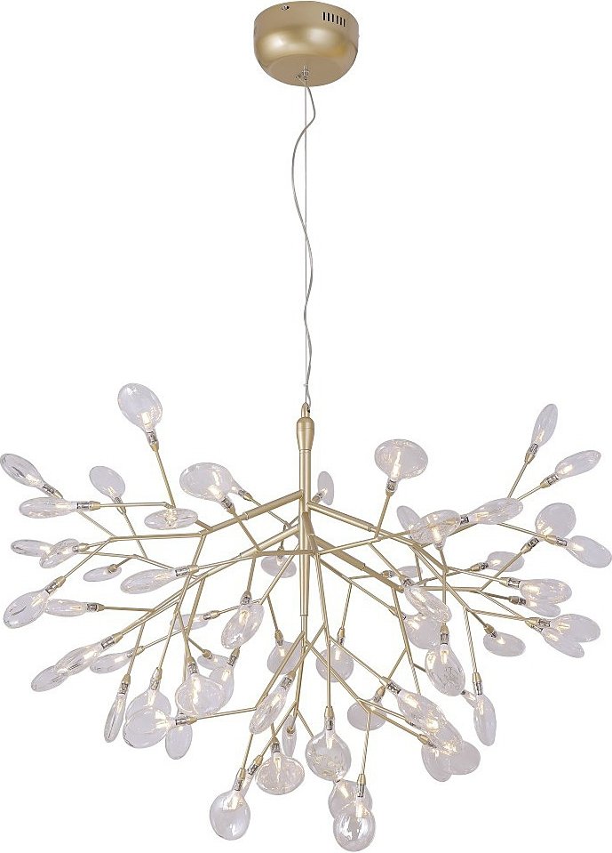 

Подвесная люстра Crystal Lux Evita SP63 Gold/Transparent