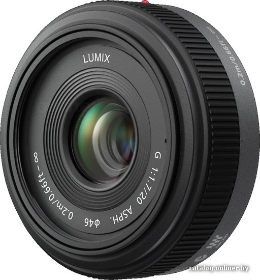 Panasonic LUMIX G 20mm F1.7 ASPH. (H-H020) объектив купить в Минске