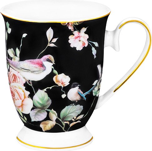

Кружка Elan Gallery Певчие птички на черном 730830