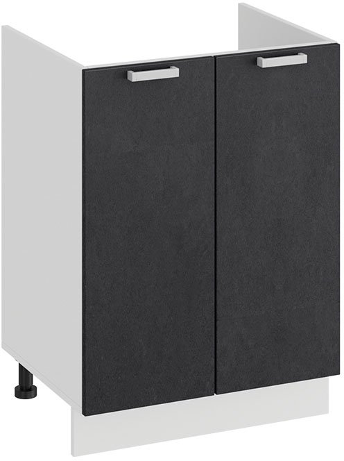 

Шкаф напольный Трия Гранита 1Н6М (белый/бетон графит)