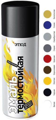 

Краска Этюд Термостойкая 520 мл (красный)