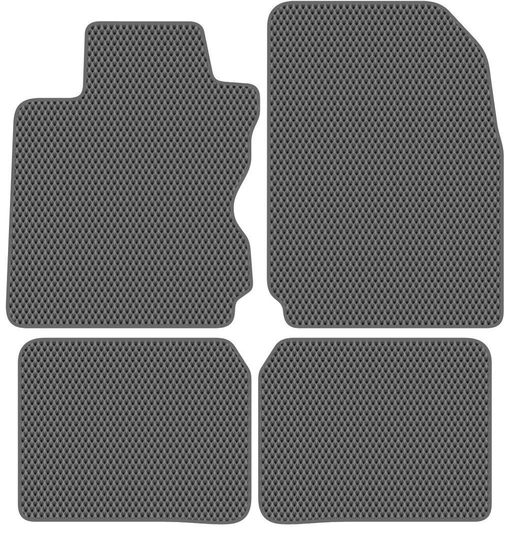 

Комплект ковриков для авто Alicosta Nissan Note (хэтчбек 5 дв / E11) 2005 - 2013 (серый, ромб)