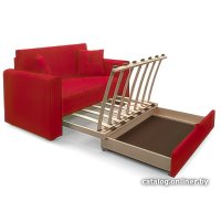 Диван Мебель-АРС Санта (кордрой красный)