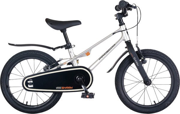 

Детский велосипед Maxiscoo Shark Sport 16 2025 MSC-SH1642 (серый жемчуг)