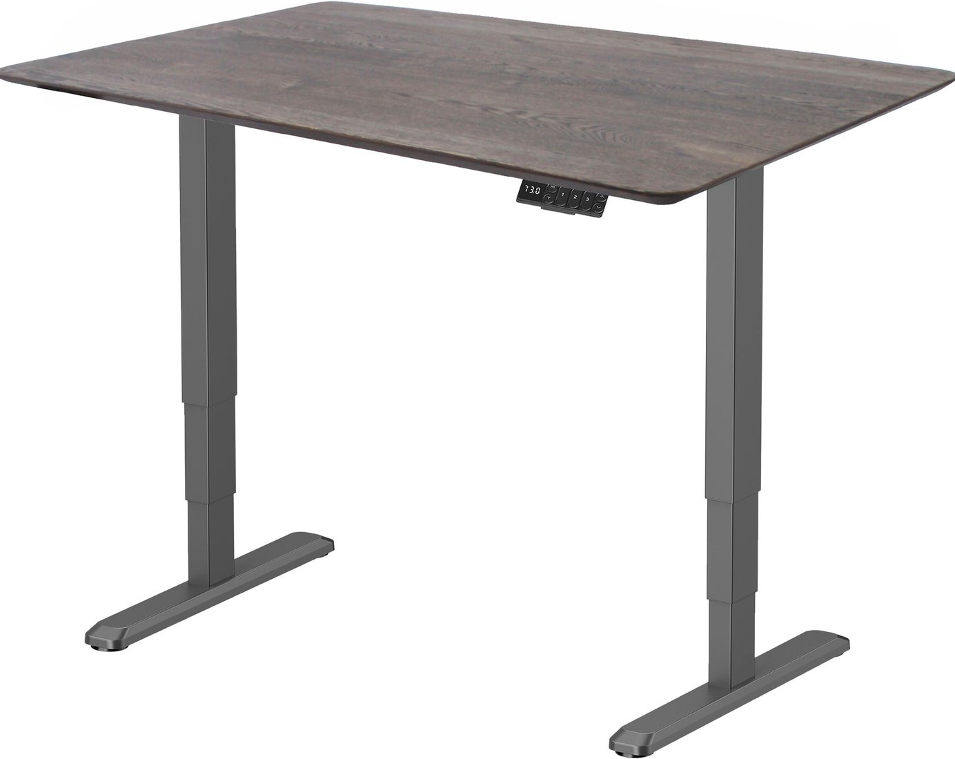 

Стол для работы стоя ErgoSmart Wooden Unique Ergo Desk 1300х750х27 мм (скошенный край, дуб галифакс/черный)