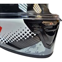 Мотошлем AIM RH360 360-002-M (M, Carbon Battle Red)