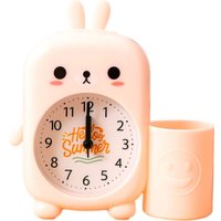 Настольные часы ILikeGift Cute Bunny HS-631-2 (розовый)