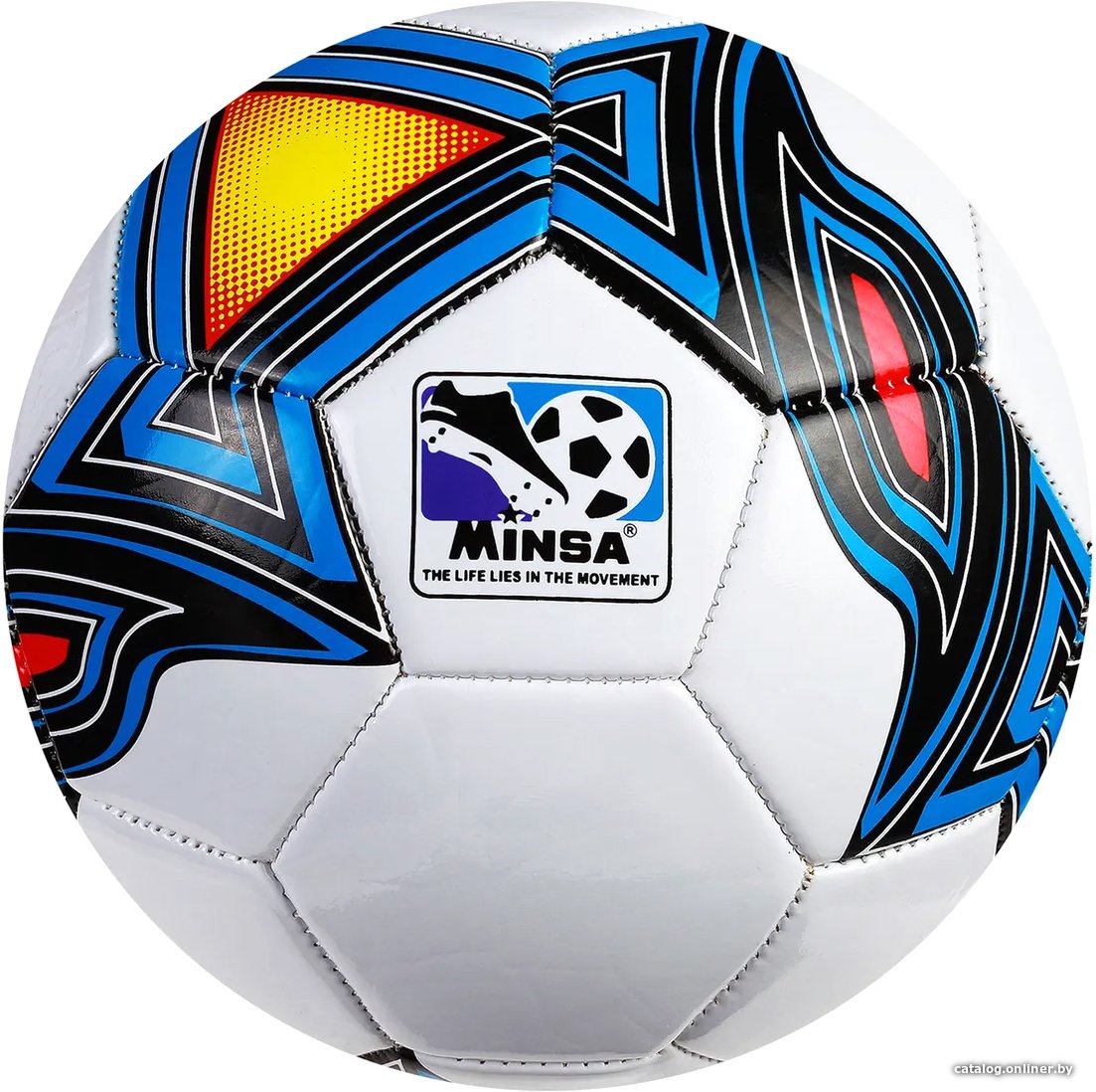 Футбольный мяч Minsa 3910788 (5 размер)