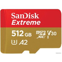 Карта памяти SanDisk Extreme SDSQXA1-512G-GN6MA 512GB (с адаптером)