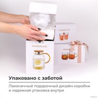 Заварочный чайник Makkua Ribbed Glassware RT1200