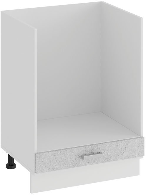 

Шкаф напольный Трия Гранита 1Н6Б (белый/бетон снежный)