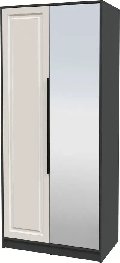 

Шкаф распашной Интерлиния Концепт КТ-Ш2з Деко (антрацит/кашемир)