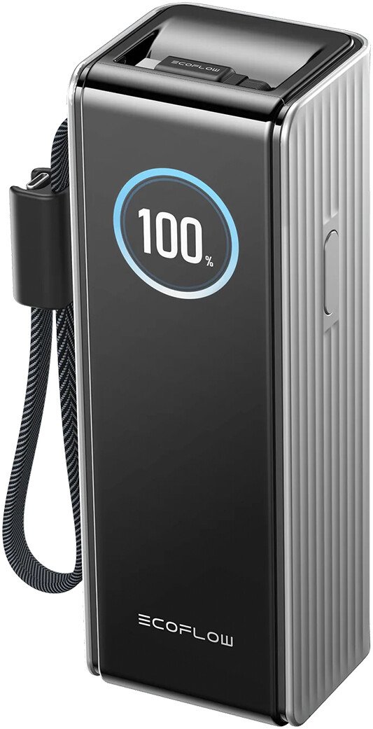 

Внешний аккумулятор EcoFlow Rapid 25000mAh (с кабелями 100 Вт, 170 Вт, серебристый)