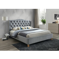 Кровать Signal Aspen Velvet 140x200 (серый)