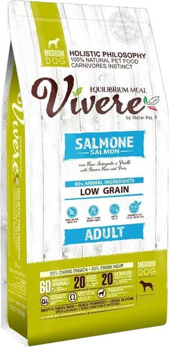 Сухой корм для собак Vivere Medium Adult Salmon (для взрослых средних пород с лососем) 3 кг