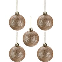 Елочная игрушка Miland Праздник в золотых оттенках НУ-4205 (30шт, 6см)