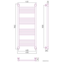 Полотенцесушитель Сунержа Богема+ прямая 1000х400 05-0220-1040