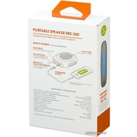 Беспроводная колонка InterStep SBS-260 (серый/голубой)