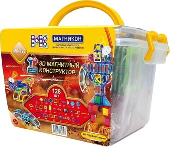 Магнитный конструктор Магникон МК-128 Робототехника