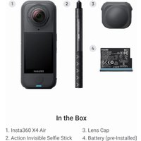 Экшен-камера Insta360 X4 Air Snowboard Bundle (черный)