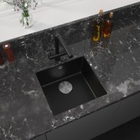 Кухонная мойка ZorG Fast 44 Premium black metallic в Бресте