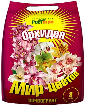 Грунт Торговый дом Рост Агро Мир цветов орхидея 5 л