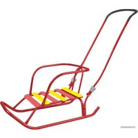 Санки Nika Ветерок 6+ В6+/АЛ2 (алый) в Мозыре