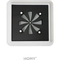 Вентиляционная решетка HOMY AIR квадратный AS100WR 15x15 (белая)