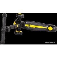 Трехколесный самокат Tech Team Pony 2022 (черный/желтый)
