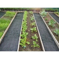 Укрывной материал GreenTerra Агроткань для дорожек между грядками 0,6х50м (100 г/м2, черный) UV