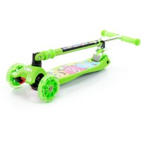 Двухколесный детский самокат Полесье Со складной ручкой 0072C-V1(З) (зеленый)