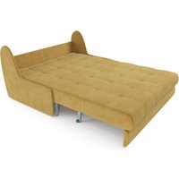 Диван Мебель-АРС Аккордеон Барон №2 ППУ 155x200 (Cabrio 27 желтый)