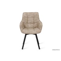 Стул с подлокотниками Aero B815-m COW Latte BK (экокожа, латте)