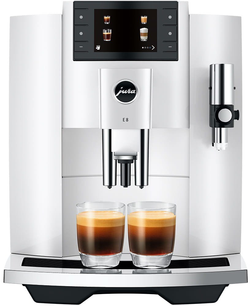 Кофемашина JURA E8 Piano White EC 15585