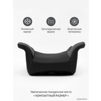 Детское сиденье Amarobaby Spector AB222007SChSe/09 (черный/серый)